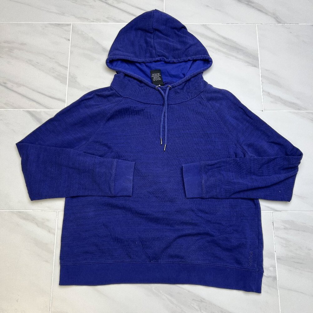 Reebok Women's 'Blue' French Terry Sweatshirt size XL
